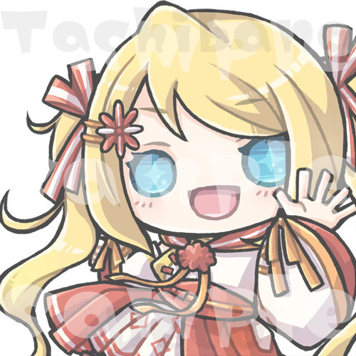 「デフォルメイラストを描かせていただきました ご依頼どうもありがとうございました!」|立花でこのイラスト