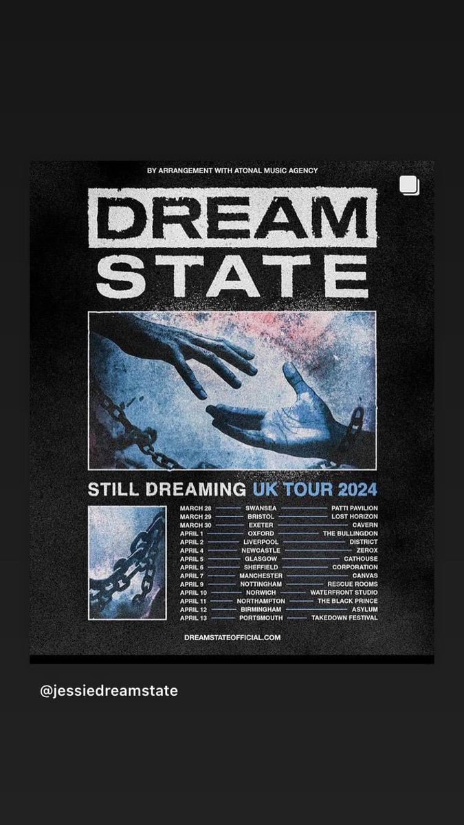 JPDreamState's tweet image. 55 days until @DreamStateUK  Still Dreaming headline tour begins 🤘🏻❤️‍🔥

#dreamstate #uktour #countingdown