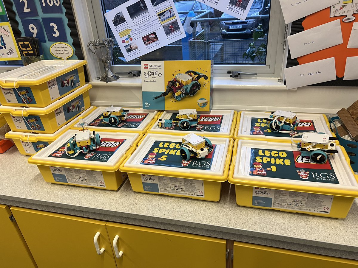 A very exciting delivery this week 🤩 Thank you @CreativeHutEdu for being our supplier of @LEGO_Education Spike and for providing three extra kits and an expansion pack. 10 boxes in total will allow pairs to develop their coding and engineering skills in lessons and in club 🙌🏻
