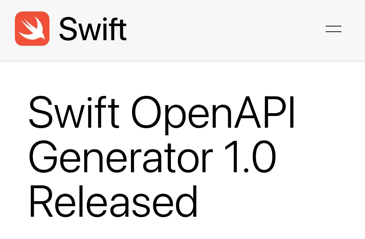 WWDC23 de duyurulan Swift OpenAPI generator yayınlanmış.
Standartlara uygun API’lere request call yapmak için onlarca satır request, encoding, decoding vs. kodu yazmaya gerek kalmayacak.