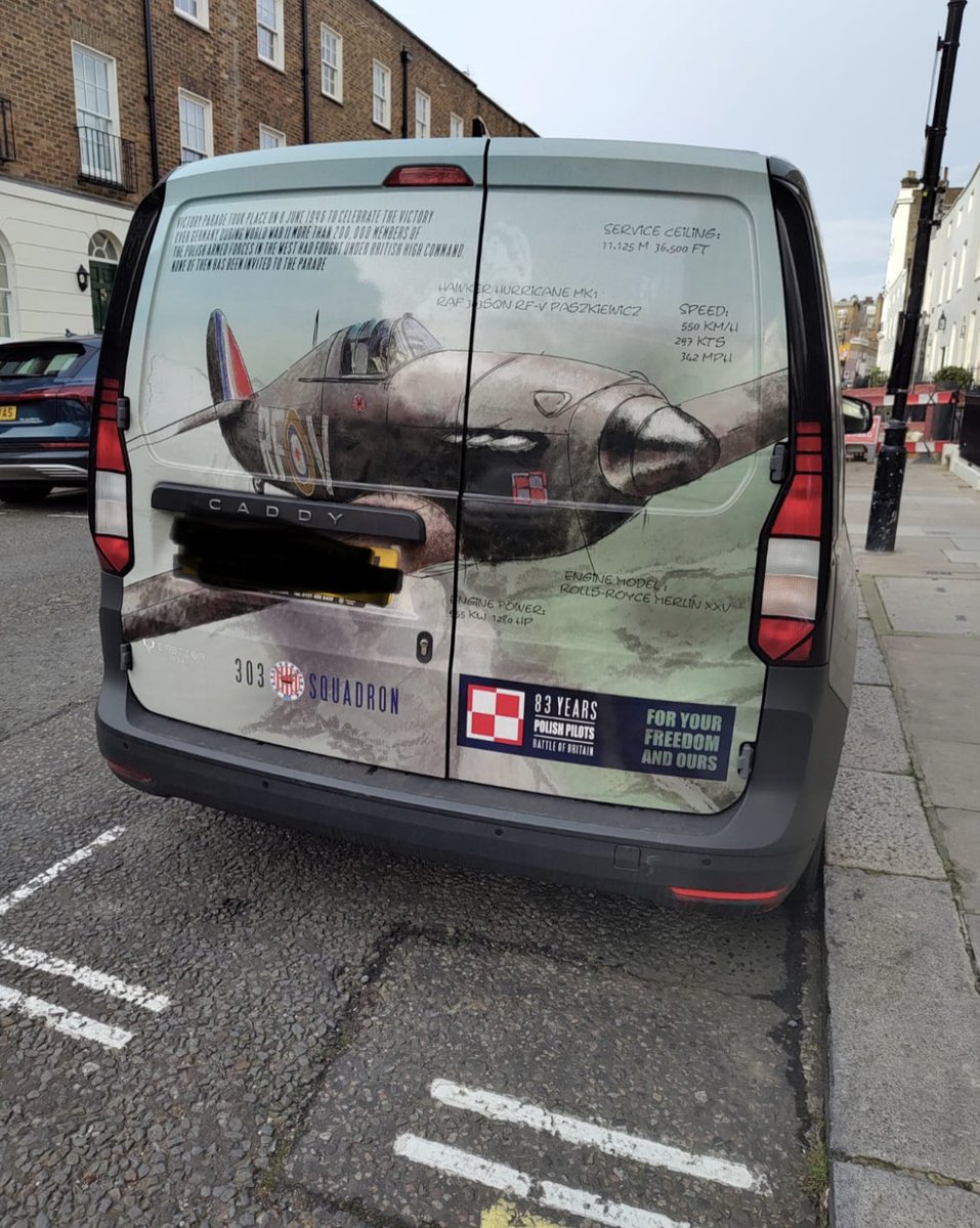 Spotted in Central London!

Any idea who this amazing van belongs to? 

🇵🇱🇬🇧