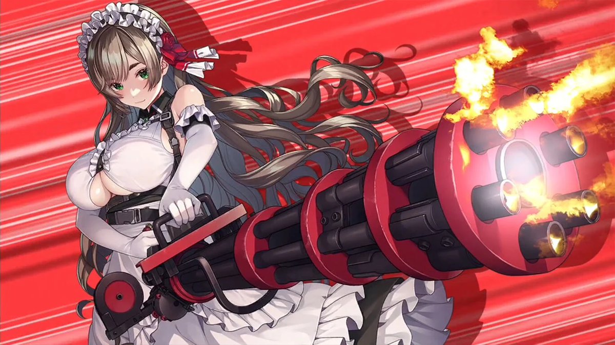 「武装メイドがゾンビの群れに立ち向かう全方位アクションSTG『メイド・オブ・ザ・デ」|⚡Game*Spark⚡のイラスト