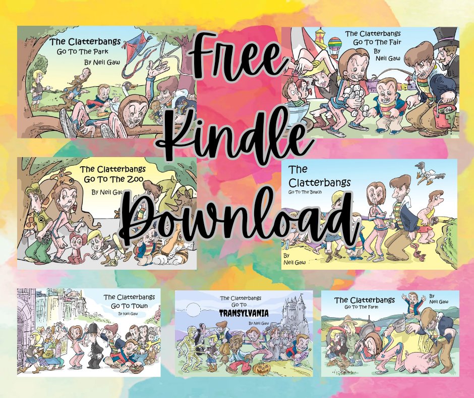 Take advantage of this fantastic offer by Monday! The whole series of The Clatterbangs books is now available for FREE on Kindle. Join the terrible family as they set out to have their mischievous fun but are met with hilarious consequences.  #kidsbooks #childrensbooks #FreeBook