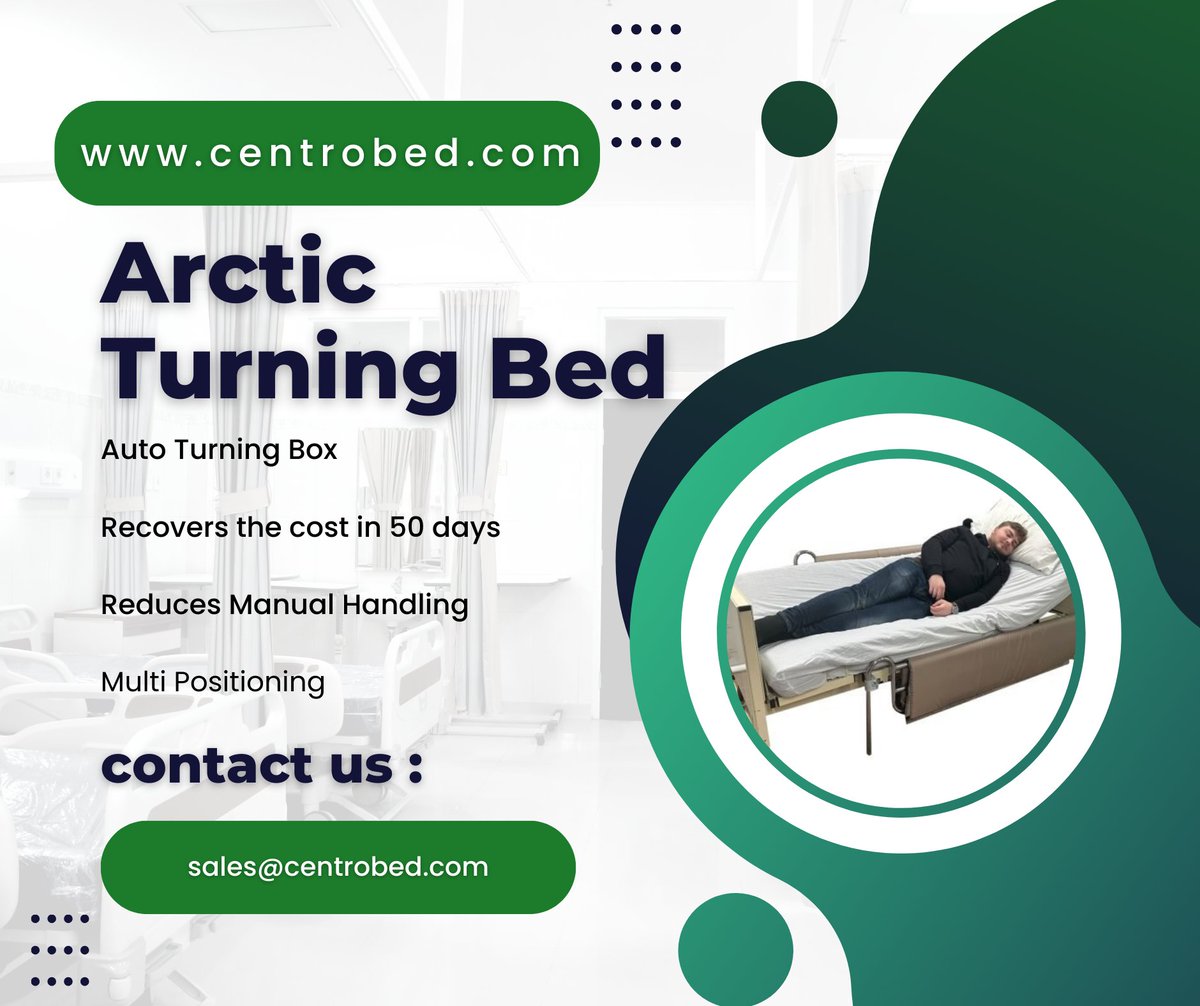 Centrobed's tweet photo. The Arctic Turning Bed is #oneofakind. Many people across the #UK have already invested in this specialist #bed that has #help #reduce #manualhandling and encourages #independence. #stopthepressure #bedblocking #NHS @RISE4Disability @ot_and_me @FHFT_OT @TreeofHopeCC https://t.co/wHXXiKf5zs