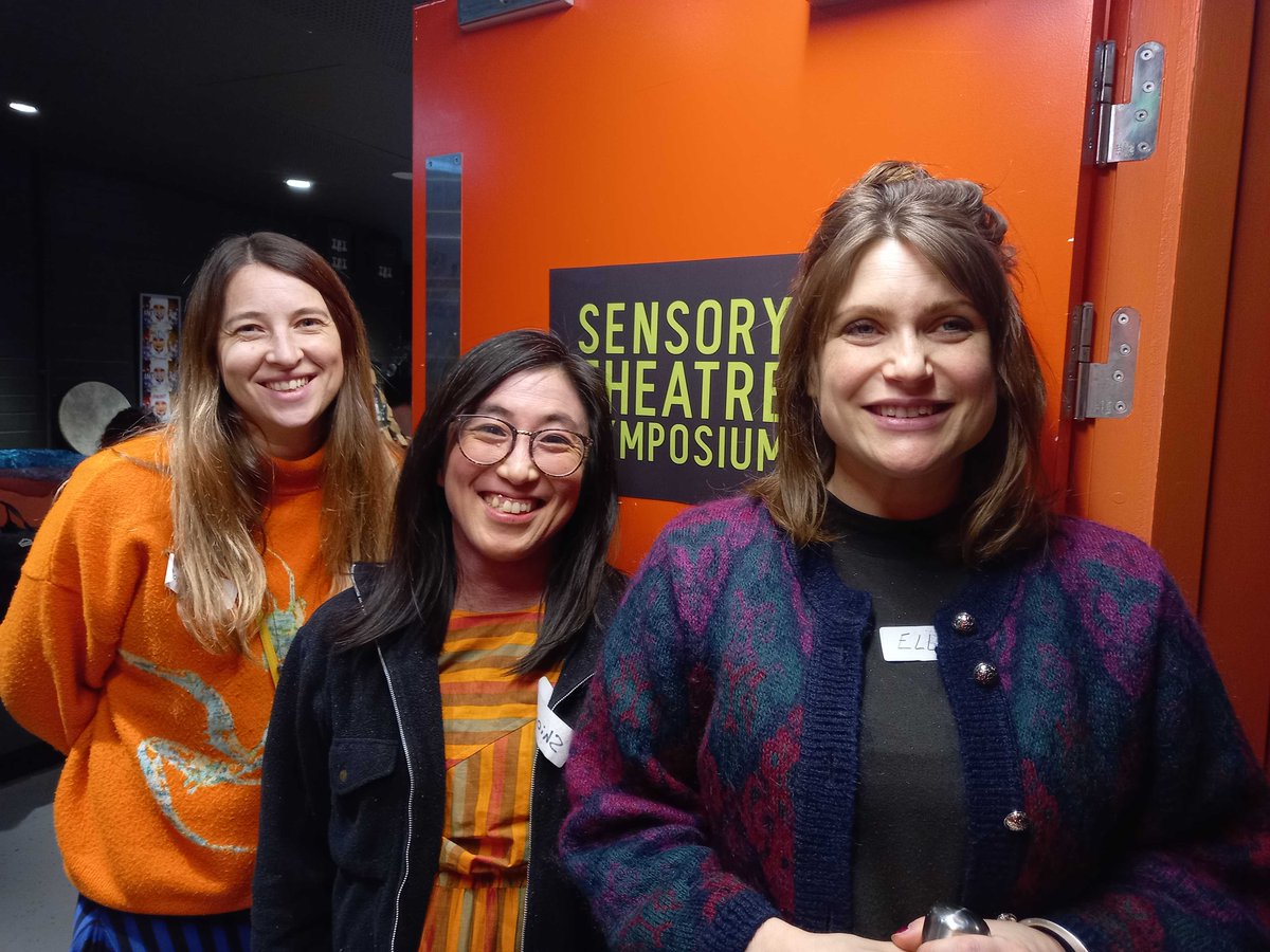 Thank you @interplayleeds and @leedsplayhouse for an energising and inspiring day at the Sensory Theatre Symposium. We loved meeting hearing about incredible sensory projects happening across the UK and being there with our long term collaborator Shiori Usui.