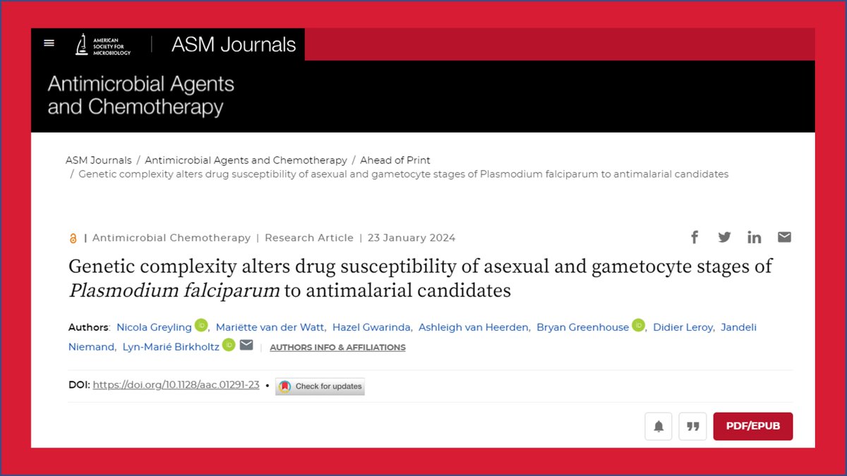 UP Institute for Sustainable Malaria Control tweet media