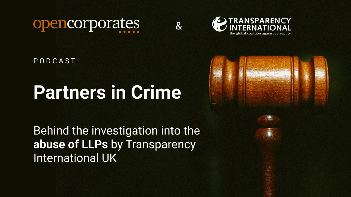 In countries like the UK, many people still think corruption is a problem for ‘somewhere else’. But just how widespread is the abuse of companies for financial crime? Hear from @TransparencyUK about the scale of abuse of LLPs 👉 blog.opencorporates.com/2022/12/01/pod… #corruption #fraud