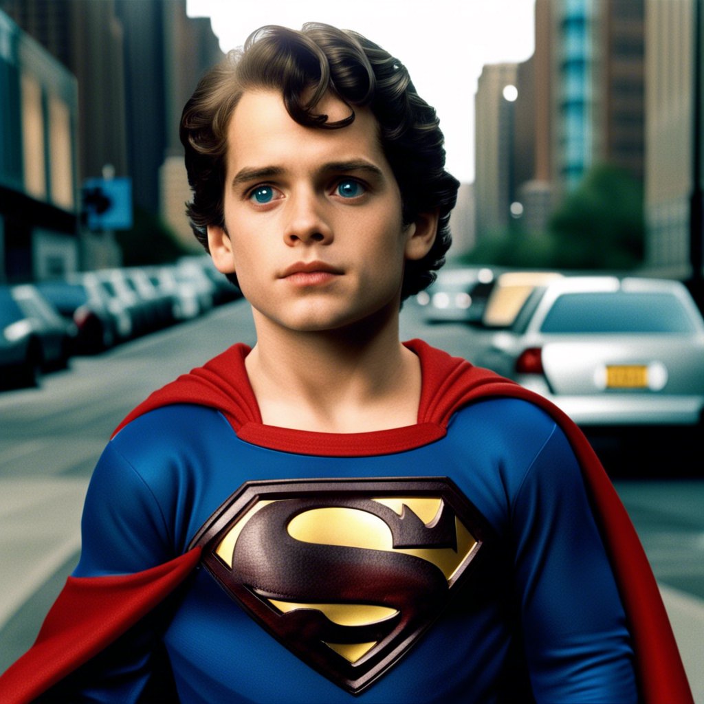 FreeAIImageGen's tweet image. Henry Cavill superman &amp;amp; superboy