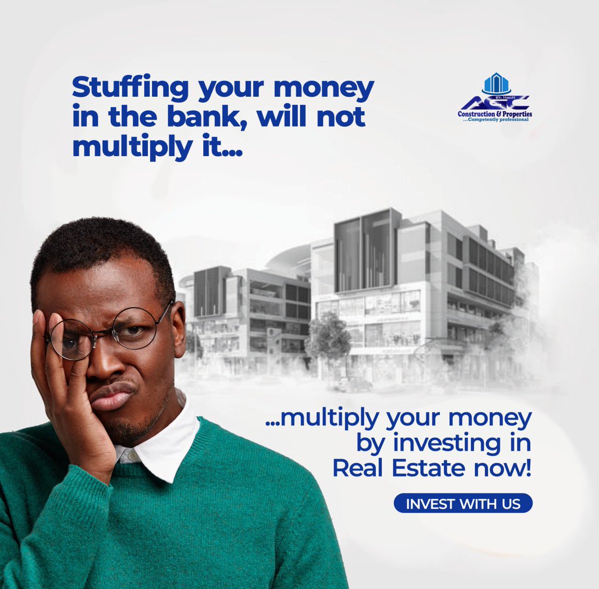 AgcProperties's tweet photo. "Don't just save your money, invest it. Real estate is the key to growing your wealth"
Start now, and see the difference it makes.💰🏠"
INVEST WITH AGC, BUILD WITH US!
#realestate
#thinkinvestment
#construction
#thinkagc
#investwithagc
#realestateinvesting https://t.co/KyJelXQxIY