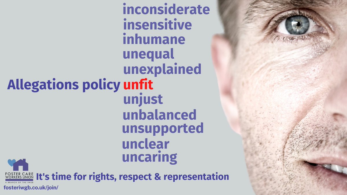 Allegations policy and processes need reform. 'Lack of information about the allegation itself, the investigation process & the support to which they were entitled led to confusion, destruction of confidence & dismay.' (Plumridge & Sebba 2016) #fostering #fosteringUK #fosteringNI