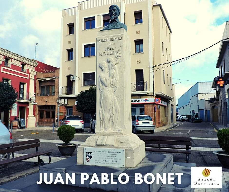 AragonDespierta's tweet photo. 🙂🙂 Hoy nos acordamos de #JuanPabloBonet, nacido en 1573 (o 1579) en la localidad de #ElCastellar (#TorresdeBerrellén, Comarca Central, #Zaragoza) hoy desaparecida, y falleció un día como hoy de 1633. Fue uno de los más importantes #pedagogos y #logopedas de esta tierra. https://t.co/qrVhZGWrRx