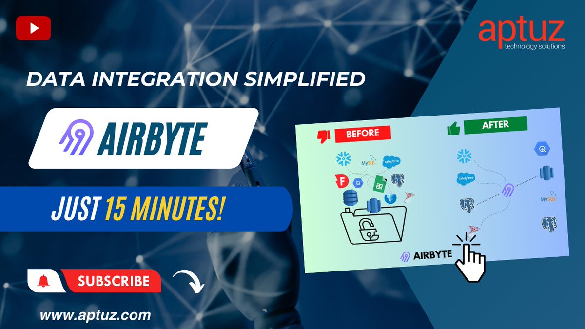 aptuz's tweet photo. Ready to up your data game? We dropped a new video on YouTube that's a game-changer for decision-makers and data enthusiasts alike!πΌ
Watch Now: https://t.co/vU8wdnTlvB
π€ Let's make data exciting together!
#Airbyte #TechInnovation #redshift #mongodb #postgresql #aptuz https://t.co/YdMAA9mFvN