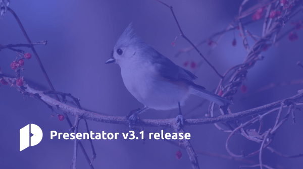 presentatorio's tweet photo. Presentator v3.1.0 release - https://t.co/ZZaO1PubPS https://t.co/BEAbUg6qdK