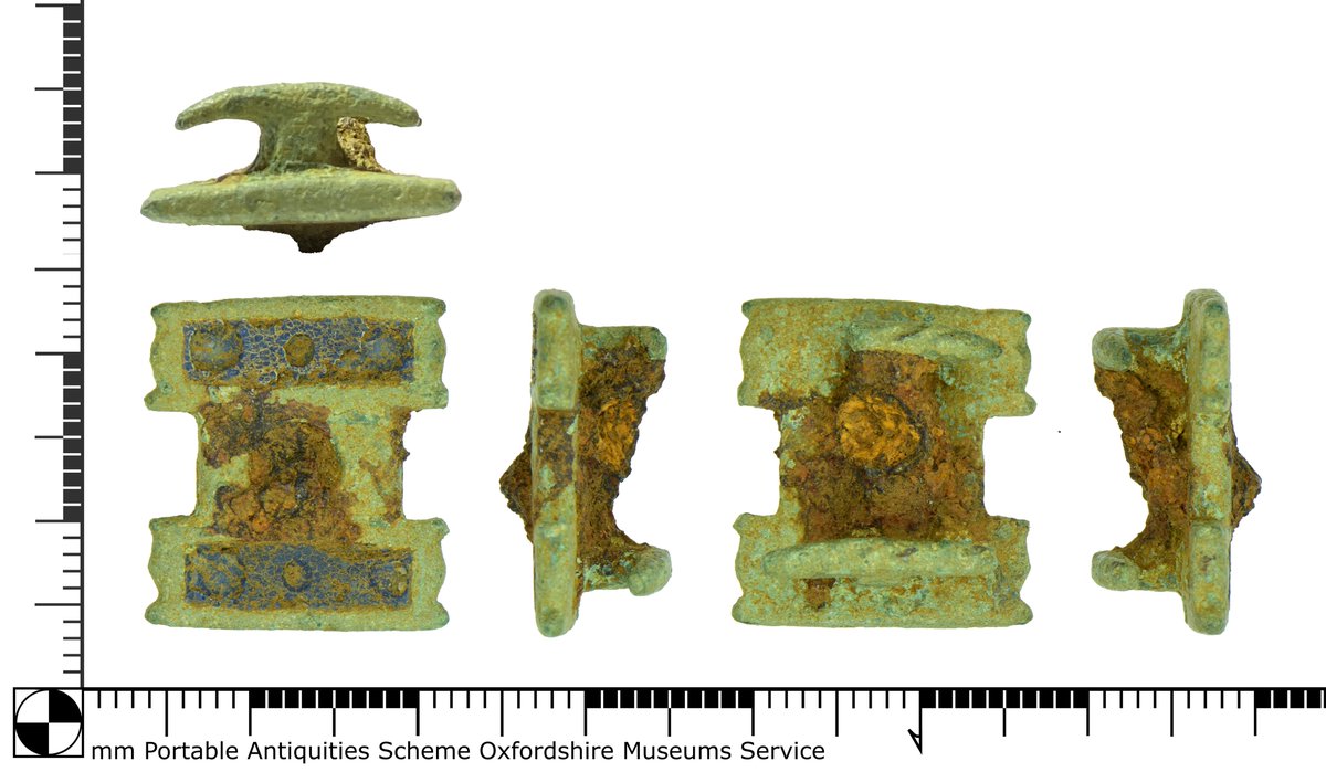 edward_caswell's tweet photo. For #FindsFriday I wanted to share this lovely #Roman mount recorded by one our Finds Liasion Assistants. This was a new object to me but luckily the PAS forum was able to help our team out in identifying it! The discussion is well worth a read! https://t.co/EcxFybbykd https://t.co/HemygpSNHs