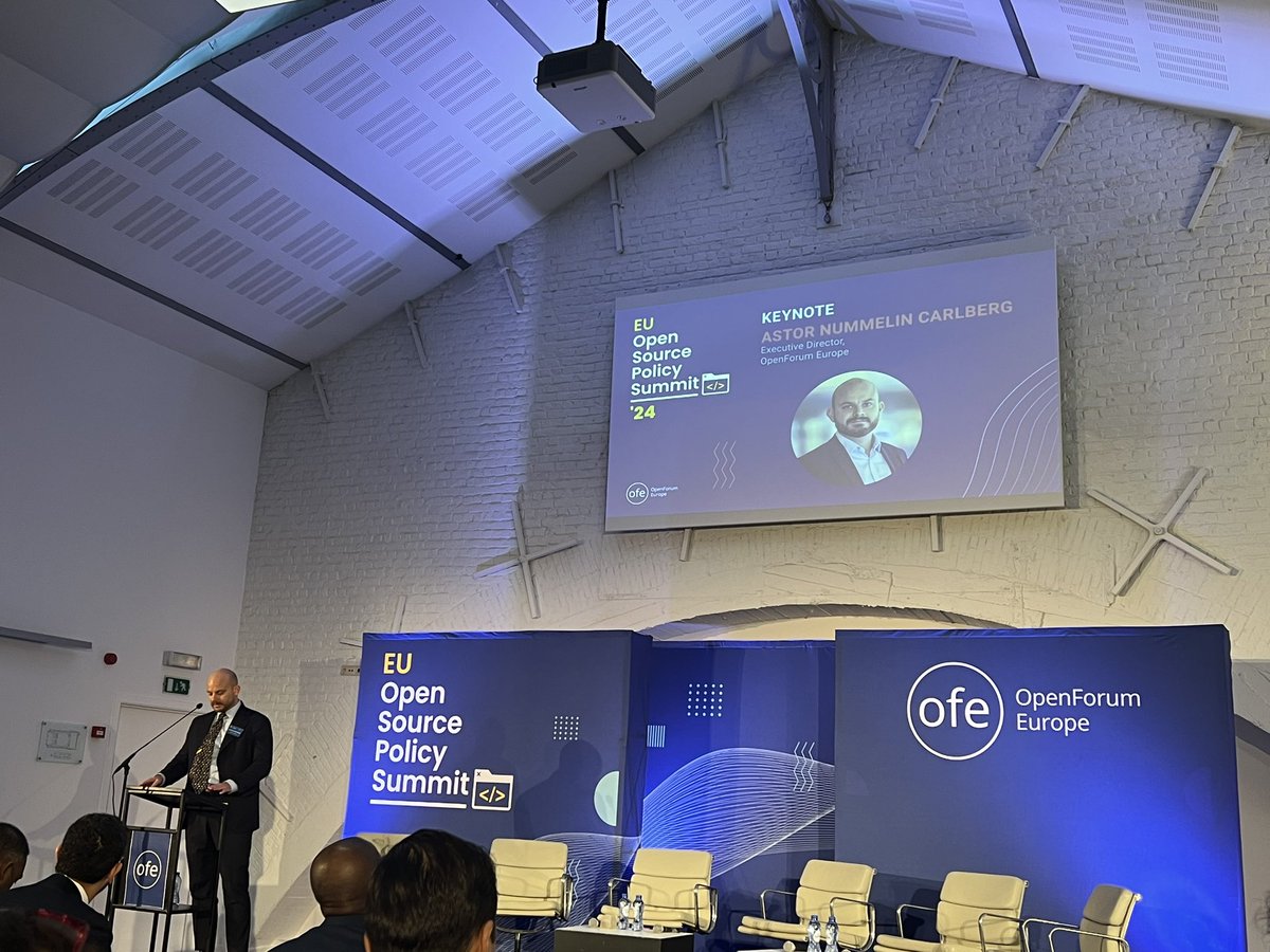 nithyaruff's tweet image. Beautiful venue for the #opensourceeurope summit at the National Flemish Theatre to celebrate the 10th anniversary of @OpenForumEurope and the role of opensource in democratizing access and collaboration in technology.