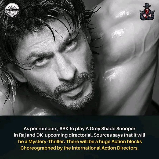 see_bolly's tweet photo. Exclusive!

#ShahRukhKhan in Grey Shade Snooper Character?
According To Some Close Sources SRK Could Play A Snooper Role In Raj and DK Directorial. https://t.co/eXtFYw3TuQ