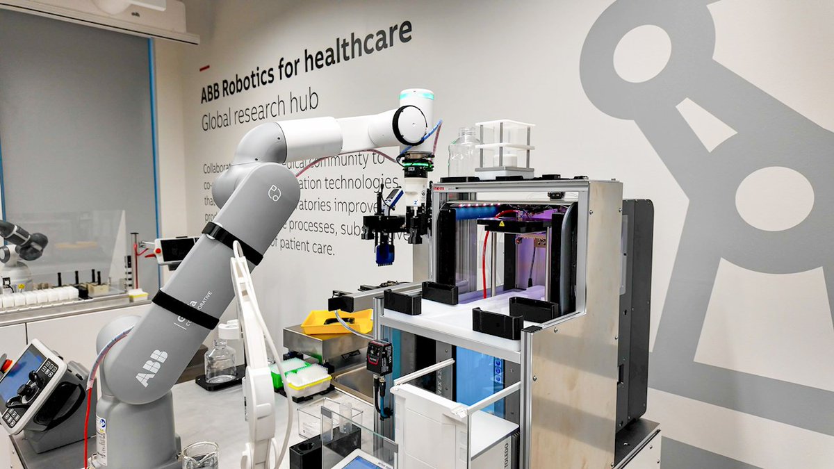 ABBRobotics is collaborating with @mettlertoledo to seamlessly integrate ABB robots with Mettler Toledo’s LabX™ software, for faster, flexible, and more efficient lab research, testing and quality control. new.abb.com/news/detail/11…