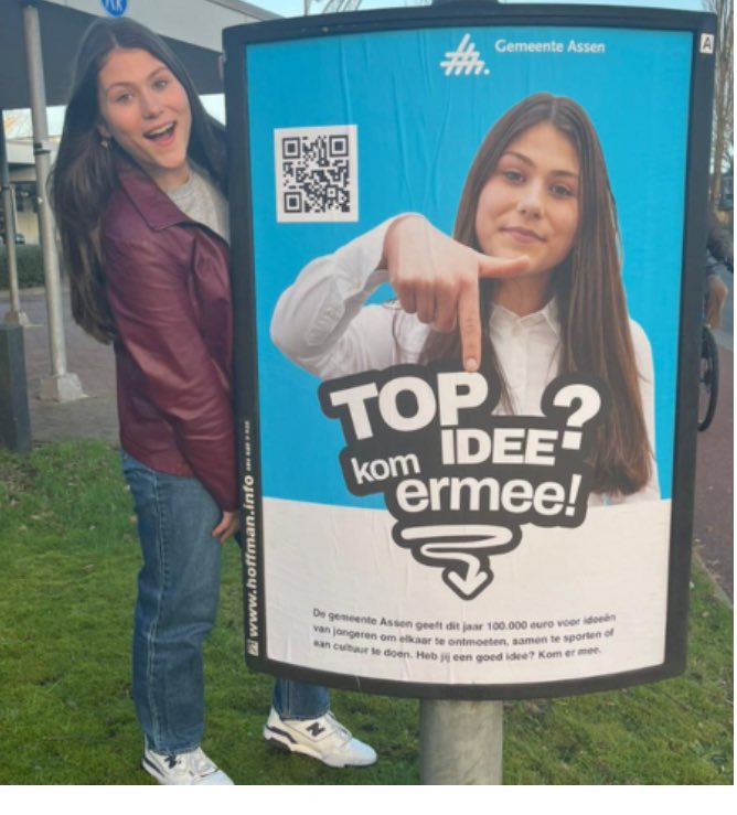 De gemeente Assen geeft dit jaar 100.000 euro voor ideeën van jongeren. Bijvoorbeeld om elkaar te ontmoeten, samen te sporten of aan cultuur te doen. Heb jij een goed idee? Kom ermee! 

assen.nl/top-idee-kom-e…