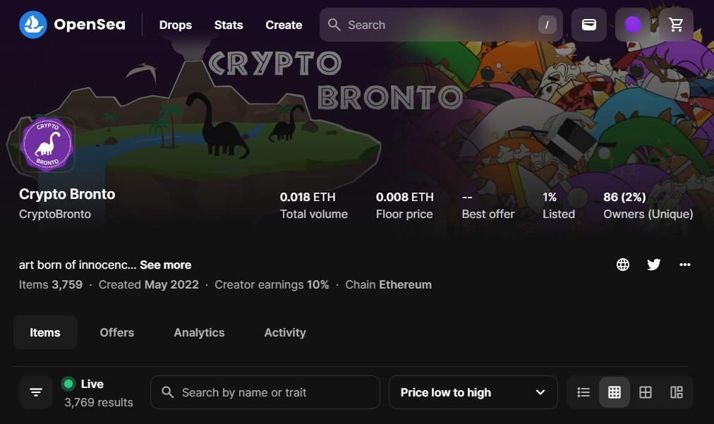 🟢🦕🟣 CryptoBronto🟣 tweet media