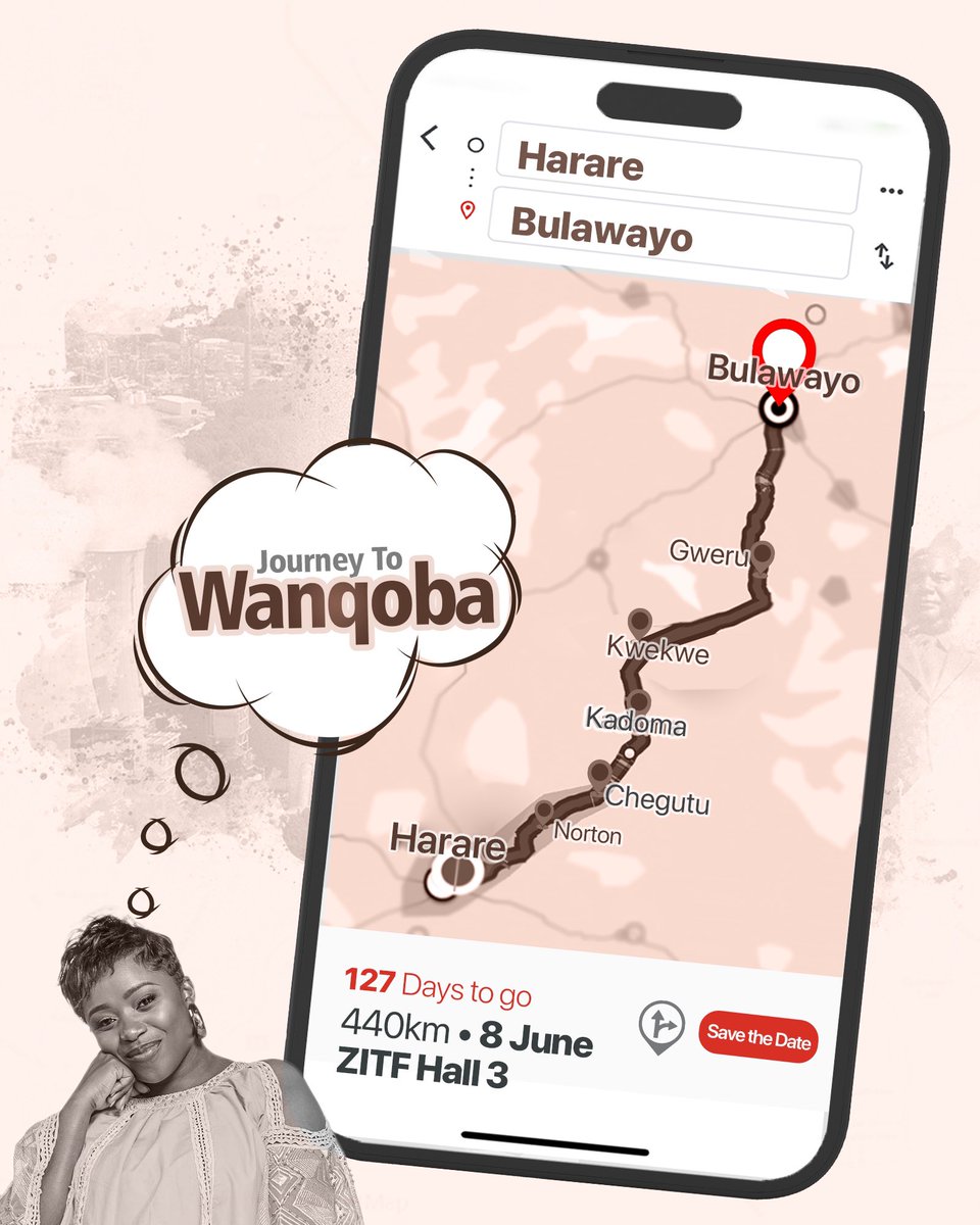 Ready, Steady….. Bulawayo, the Wanqoba journey has begun!! 💃💃 Leaving Harare shortly 😬 #WANQOBA2024 #June8 #JMM #letsgo