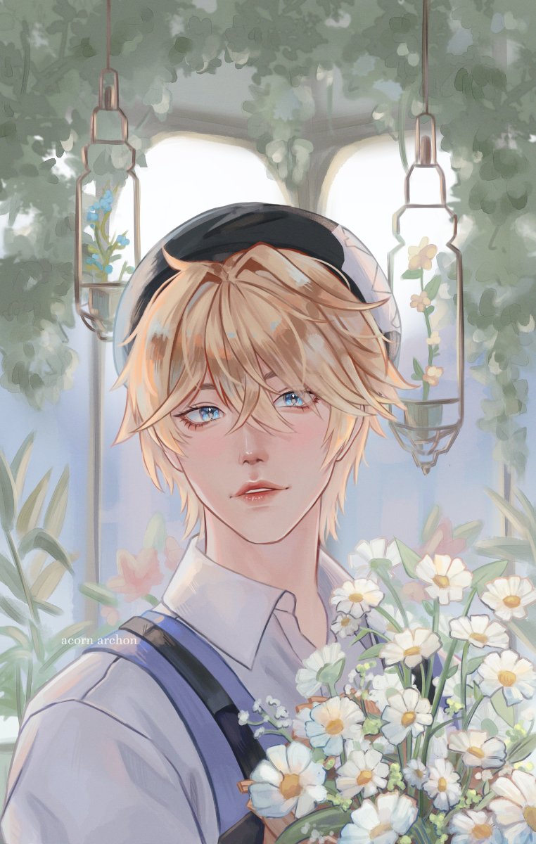 Florist Geppie AU remake 🌻
#gepard #GepardLandau