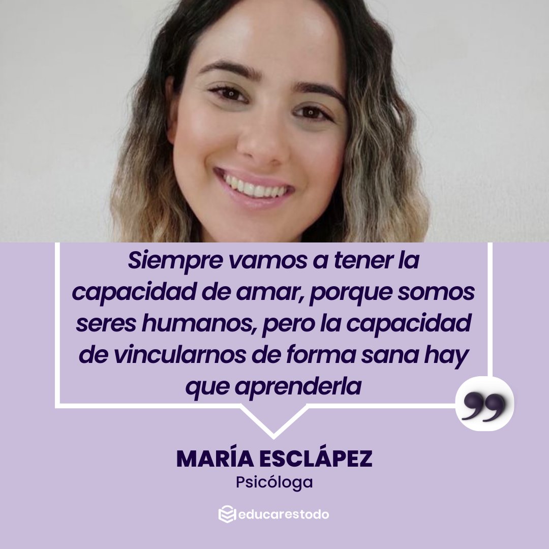 Siempre hablamos de relaciones tóxicas, de las señales que nos indican que ése no es el camino, de las conocidas como 'red flags' o líneas rojas. Pero también es vital aprender cómo vincularse de forma sana
#relacionessanas #relacionestoxicas #mariaesclapez #vinculo #amor #hijos