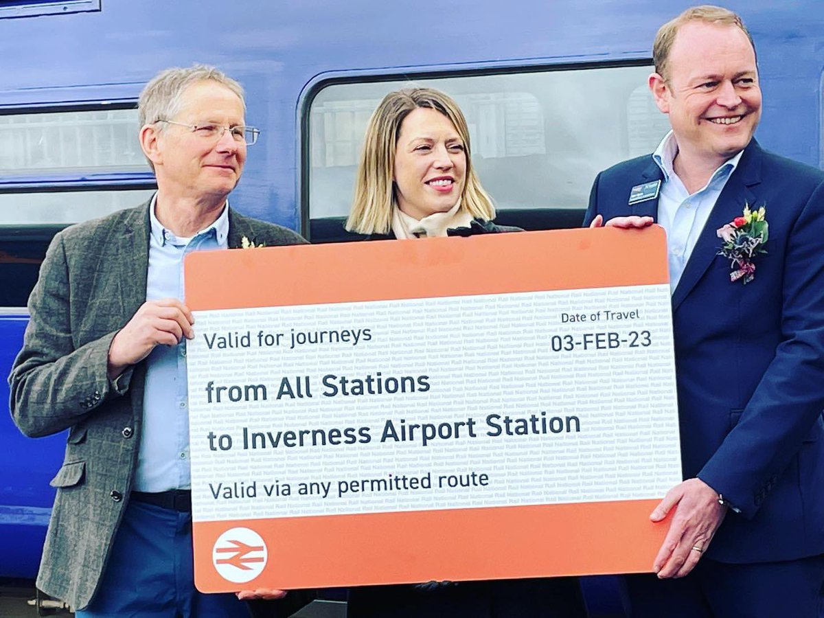 AlexHynes's tweet image. Happy 1st Birthday to Inverness Airport Station! 50,000 journeys made already, and improving connectivity in the Highlands! 👏🏻 @ScotRail @NetworkRailSCOT @transcotland