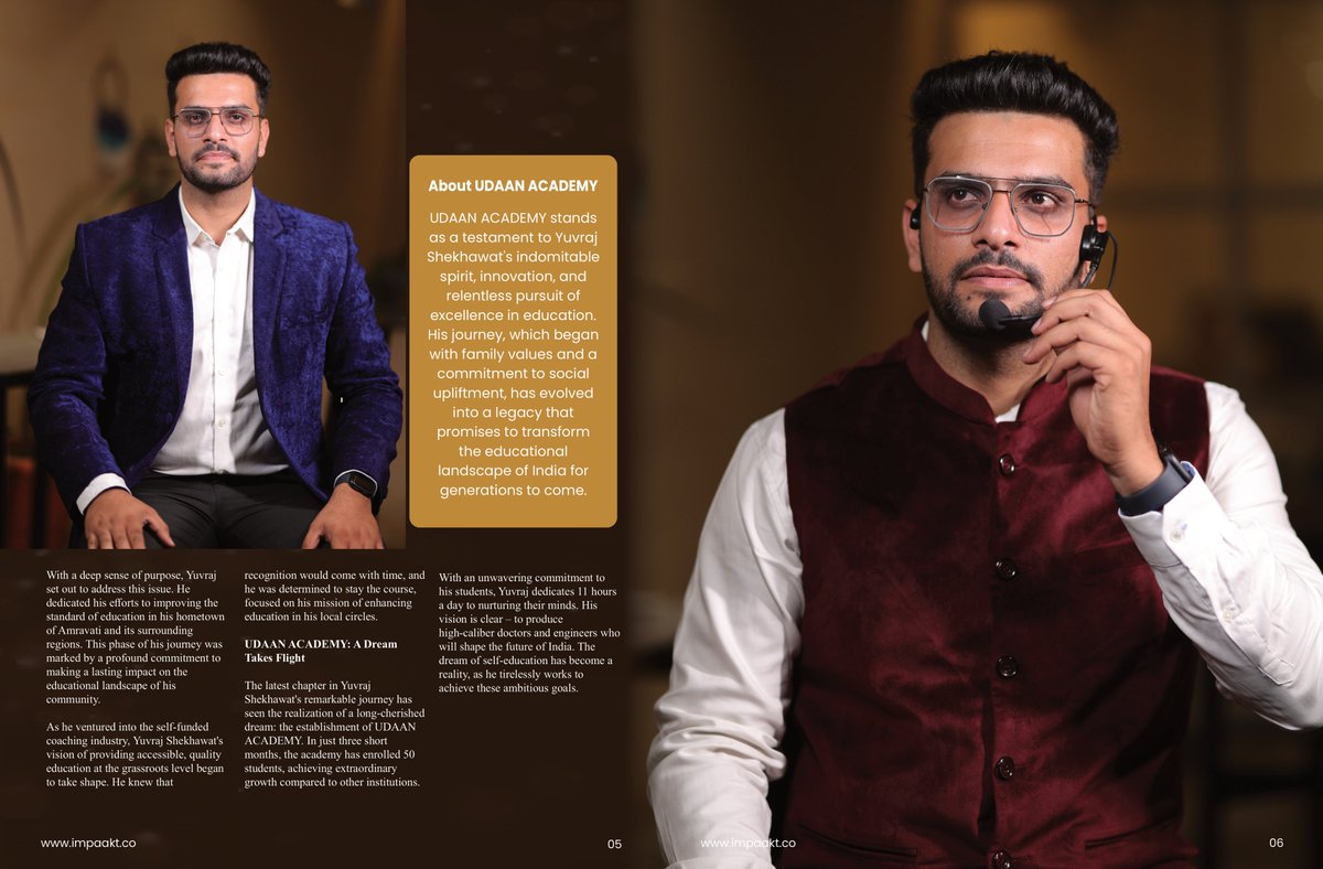 A Luminary, a Dynamo, and a Trailblazer.

These three descriptors elegantly encapsulate @yuvvrajsinghshekhawat a visionary dedicated to cultivating top-tier medical and engineering professionals poised to influence the future of India.