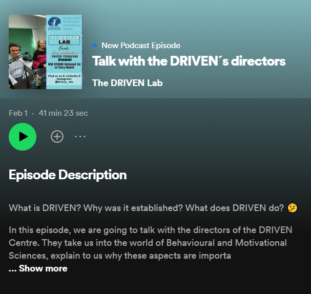 🚀 The debut episode of The DRIVEN Lab is now LIVE! Dive into the minds of DRIVEN's directors as we explore their greatest ambitions and unravel the essence of DRIVEN. 🌐🔍Your feedback is GOLDEN to us! 🌈 Share your thoughts, leave a review, or connect directly!👥#TheDRIVENLab