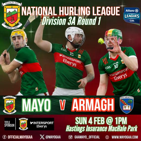 Our Senior Hurlers begin their Round 1 Allianz Hurling League this Sunday at Hastings Insurance MacHale Park. 🟢🔴 🎟️ Match tickets here ⤵️⤵️⤵️ am.ticketmaster.com/gaa/humaydiv3a