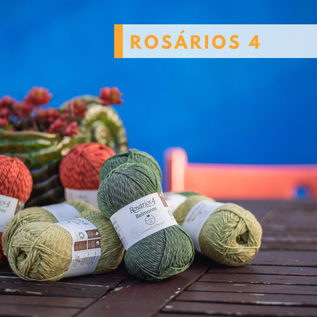 🎇 Exhibitor Spotlight 🎇
Introducing...Rosários 4!

Rosários 4 is a Portuguese company, specialising in the production and dyeing of knitting, crochet and Arraiolos yarns. 

Register for #CHSIStiches2024 here: chsi-stitches-2024.reg.buzz 

#CHSIStiches2024 #BuyatCHSI #Retail