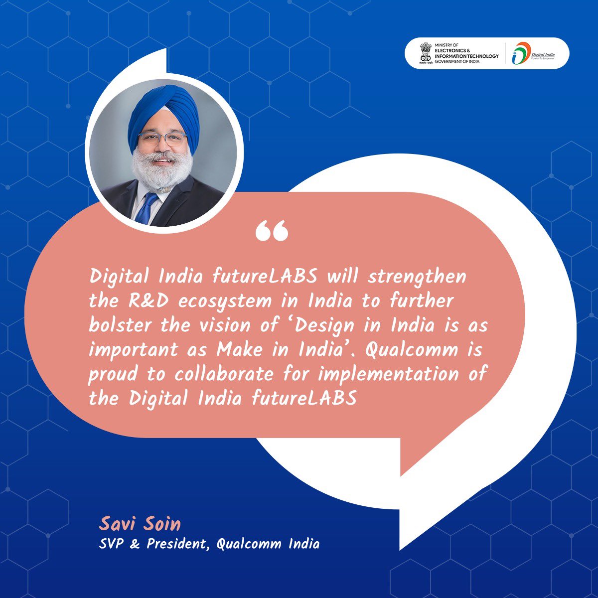 PIBChandigarh's tweet image. The future of Electronics System Design in India will be catalyzed by the Digital India futureLABS!

Join us for the launch of  - Digital India #futureLABS on 03rd February 2024 at Indraprastha Institute of Information Technology, #Delhi