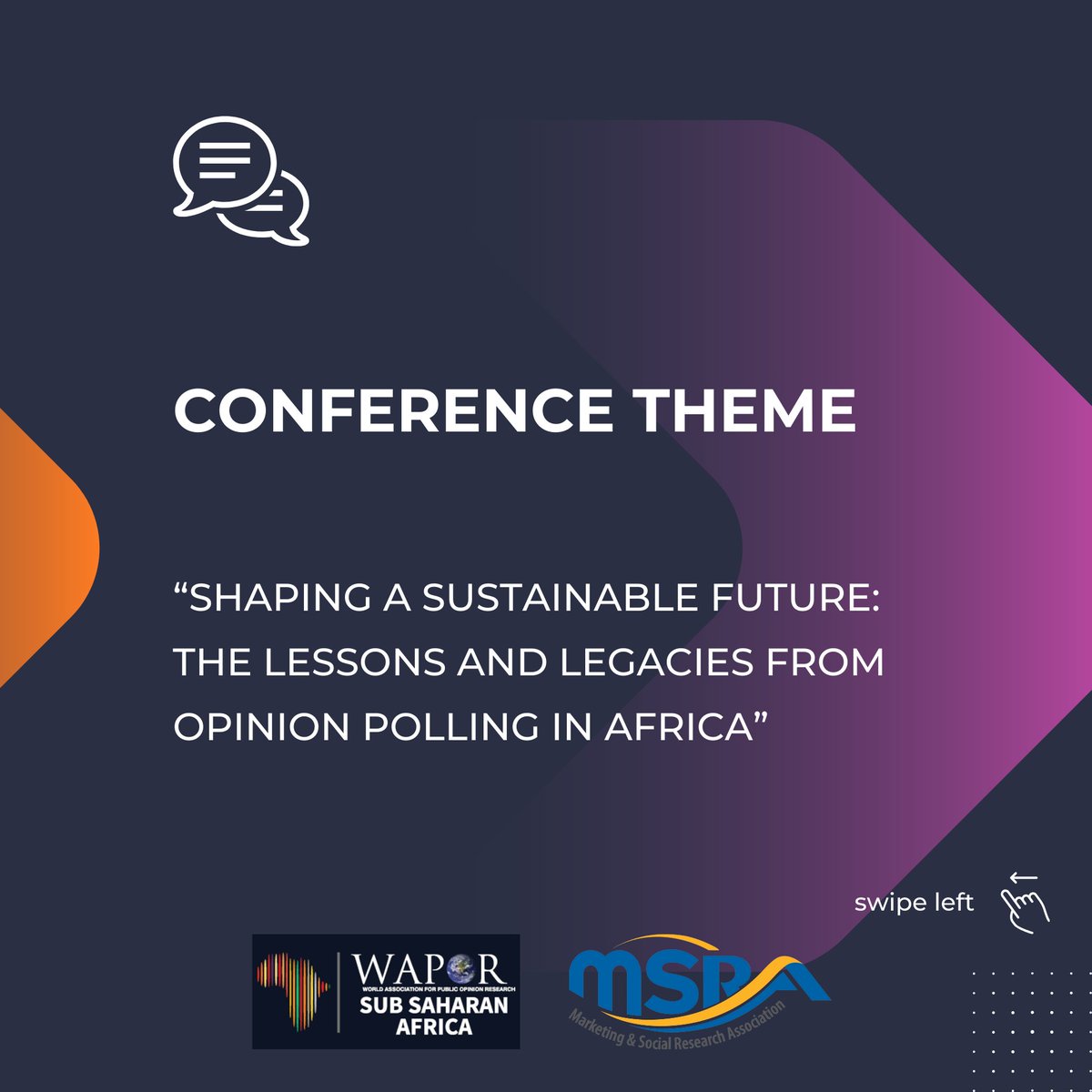 MSRAAfrica's tweet photo. @WAPOR is pleased to announce its Sub-Saharan Africa Regional Conference, themed "Shaping a Sustainable Future: The Lessons and Legacies from Opinion Polling in Africa." https://t.co/0ETbvm4fr3