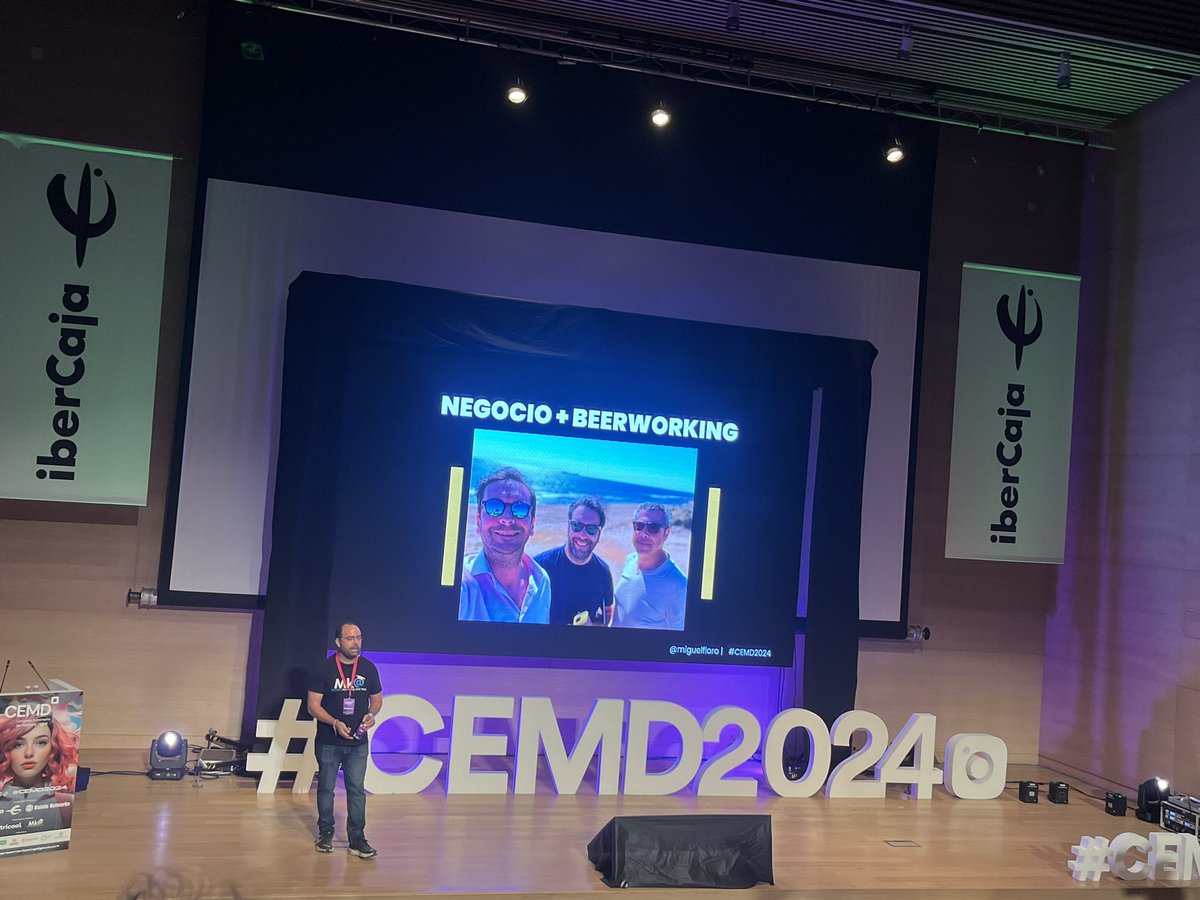 Congreso presencial = negocio + beerworking 💼🍻

Totalmente de acuerdo con <a href="/miguelfloro/">Miguel Florido</a> <a href="/escuelamktweb/">Escuela Marketing and Web 🎓</a> <a href="/CEMKTD/">Congreso Extremeño de Marketing Digital⚡️CEMD2024</a>  #CEMD2024
