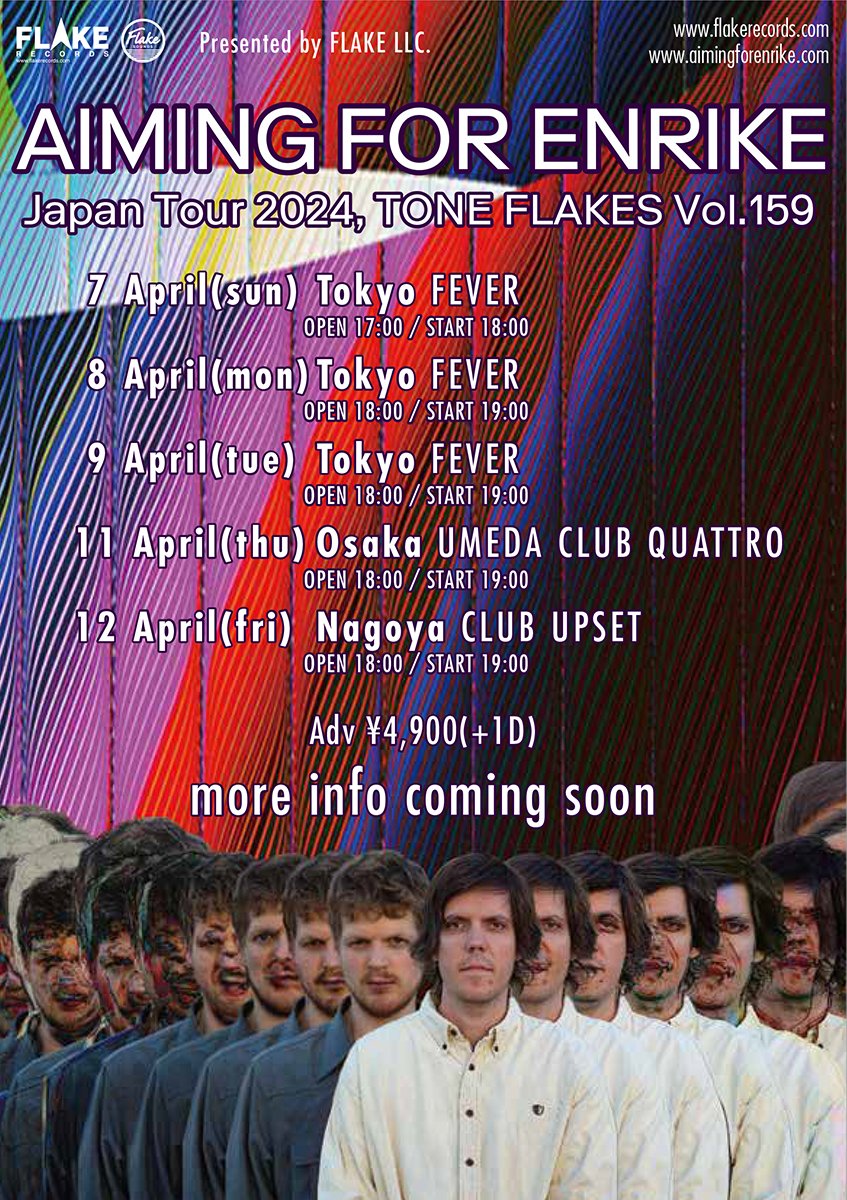 DAWA_FLAKE's tweet photo. 5年ぶり来日。
AIMING FOR ENRIKE JAPAN TOUR 2024
みなさまお力を貸してください。

そしてたった今より先行受付開始です。
https://t.co/BM0MtW9mtb https://t.co/rZXkjqP5iN