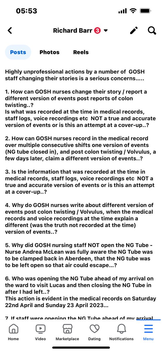 Golfing_Courses's tweet photo. @GreatOrmondSt does this look like a cover up by your staff…?

Why have staff changed their stories..?
Why won’t staff be open and honest about what happened..?

This is horrific to read.

@GBNEWS 
@SkyNews 
@londonnewstoday 
@CareQualityComm 
@BBCBreaking 
@BBCLondonNews https://t.co/trhyuyK1w6