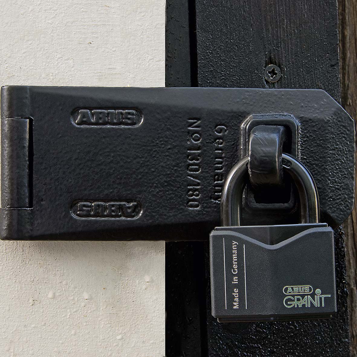 Our GRANIT™ #padlock is the lock for #highsecurity requirements #madeinGermany. Rely on our Granit 37/55 for the protection of high values and a high risk of theft! Halls, doors, gates, containers or trucks can be reliably locked with this padlock.