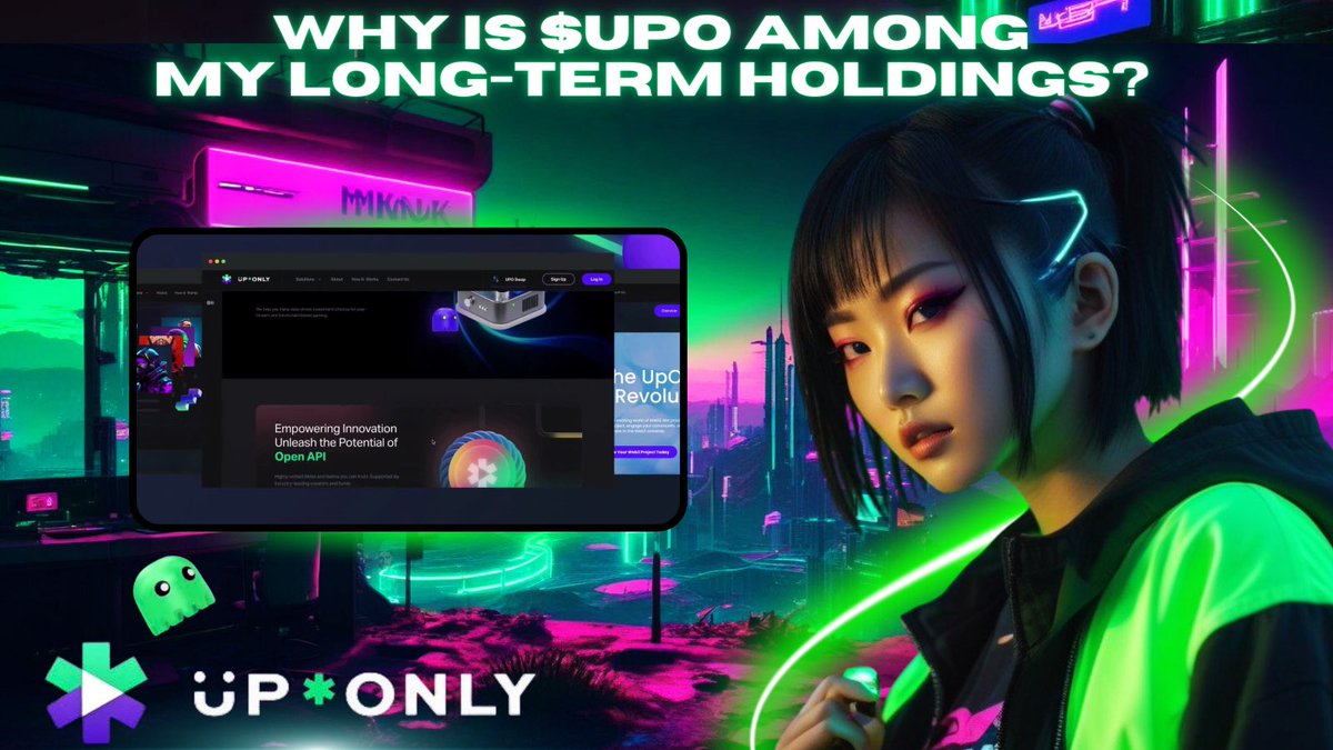 MrBrondorDeFi's tweet image. Why is $UPO among my long-term holdings? Let's break it down 🤓👀

Contrary to popular moonboy narratives, I'm all about vision and strategy, not hype.

So why do I believe $UPO will hit $1.30/1.50 in 2024?

Firstly, thanks to everyone who's been on this journey with me.

Your…