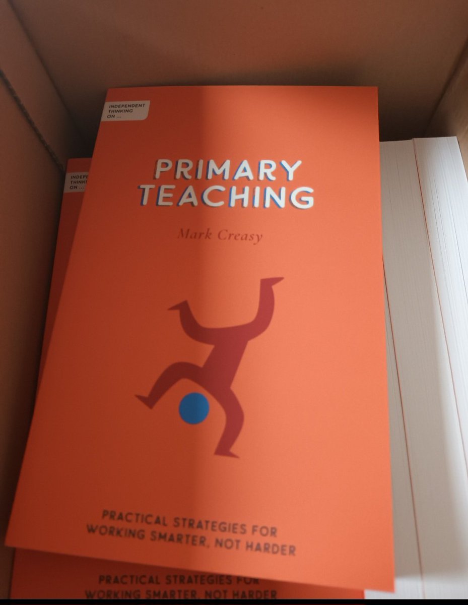 @ITLWorldwide @CrownHousePub I'm remembering two years when I got first copies of #IndependentThinkingonPrimaryTeaching in the post! A perfect #Valentines present for the teacher in your life - get it here! 👇👇 amzn.eu/d/e7Gj5bf