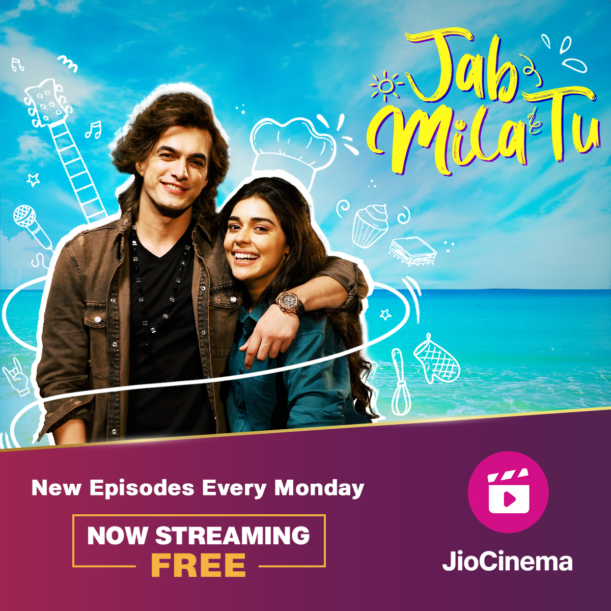 Aneri &amp; Maddy are all smiles cuz #JabMilaTu drops new episodes every Monday 🤩💃 

Streaming free on #JioCinema!

#JabMilaTuOnJioCinema #MohsinKhan #EishaSingh