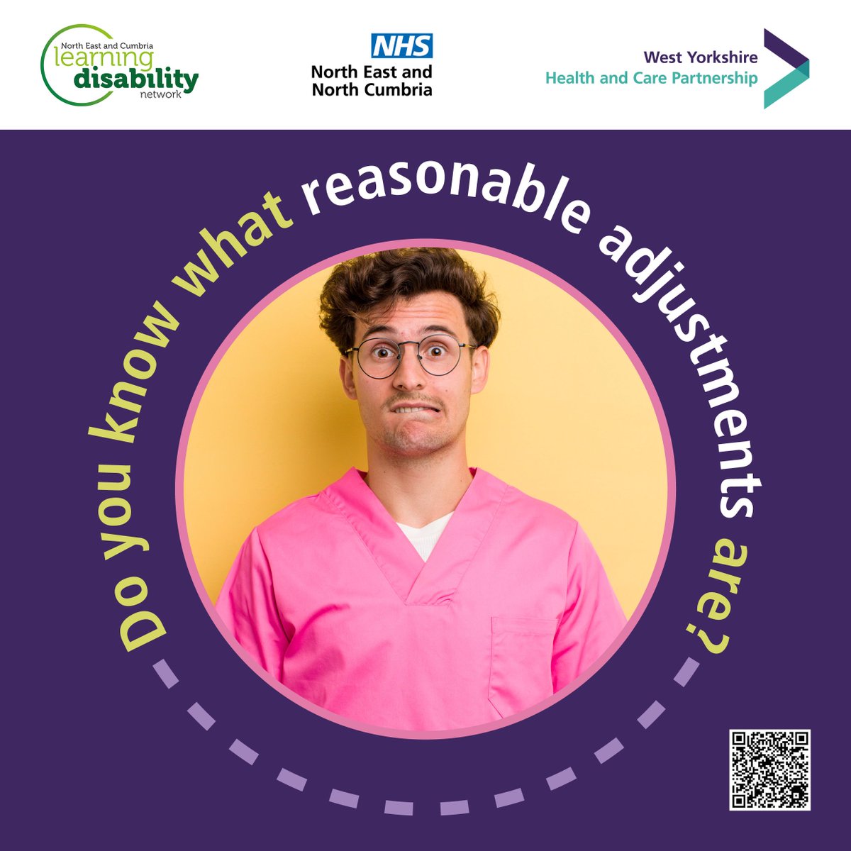 Do you know what reasonable adjustments are? If you care for someone with a learning disability or autism, you can find out more about what reasonable adjustments are & how to ask for them: wypartnership.co.uk/Training-learn…