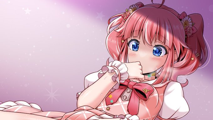 「covering mouth twintails」 illustration images(Latest)
