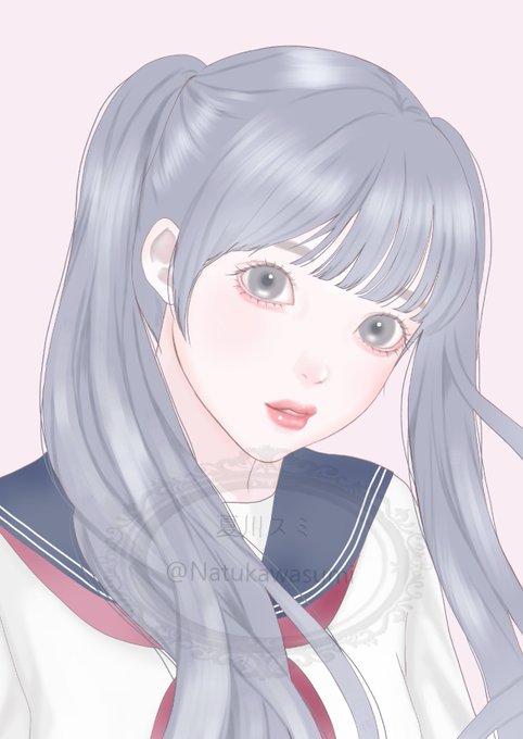 「bangs blue sailor collar」 illustration images(Latest)｜4pages