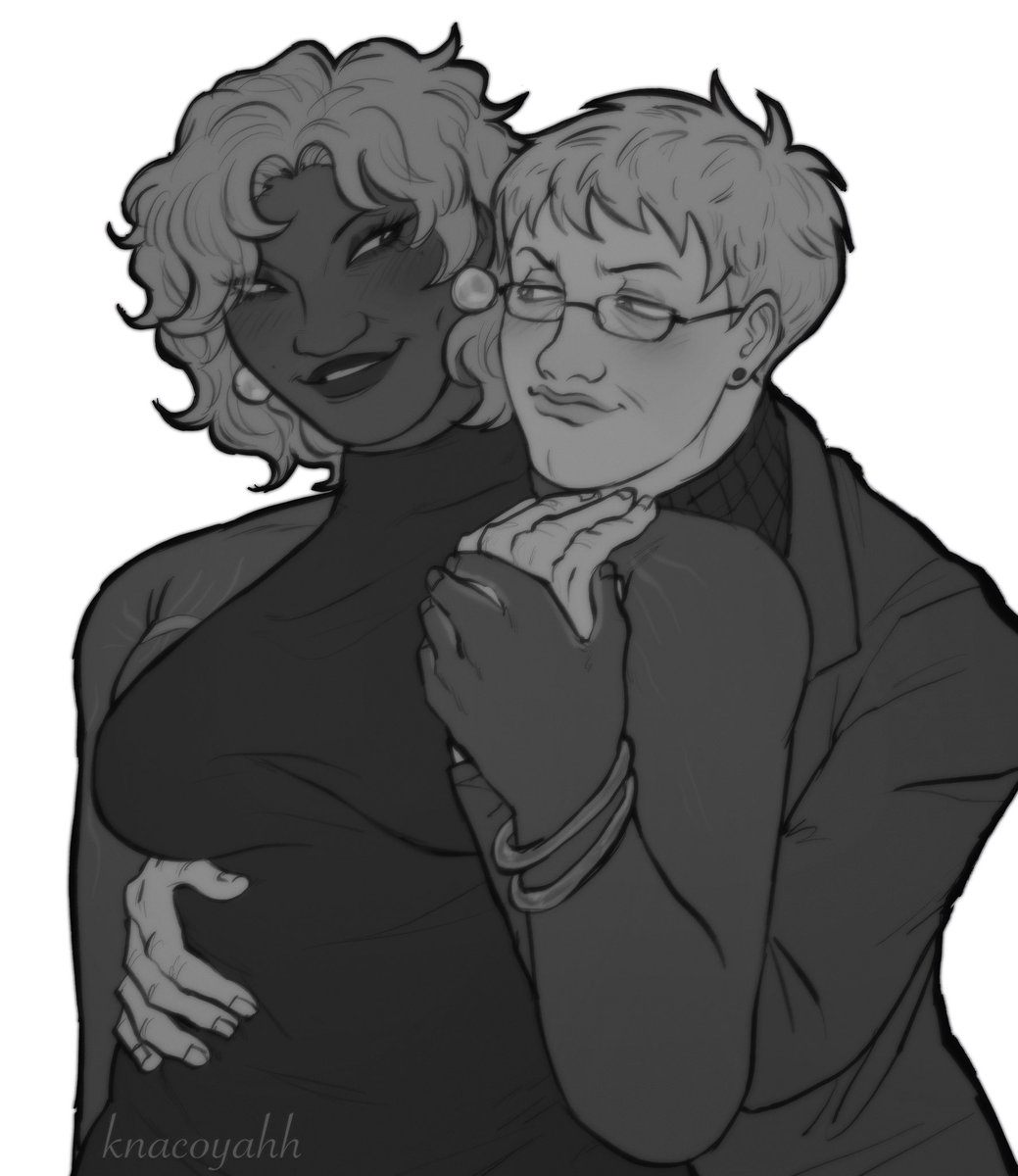 knacoyahh's tweet photo. mercy and sydney :3 #dykestowatchoutfor #dtwof #alisonbechdel #fanart #mercy #middleagewomenyuri https://t.co/wPppI9XJ4X