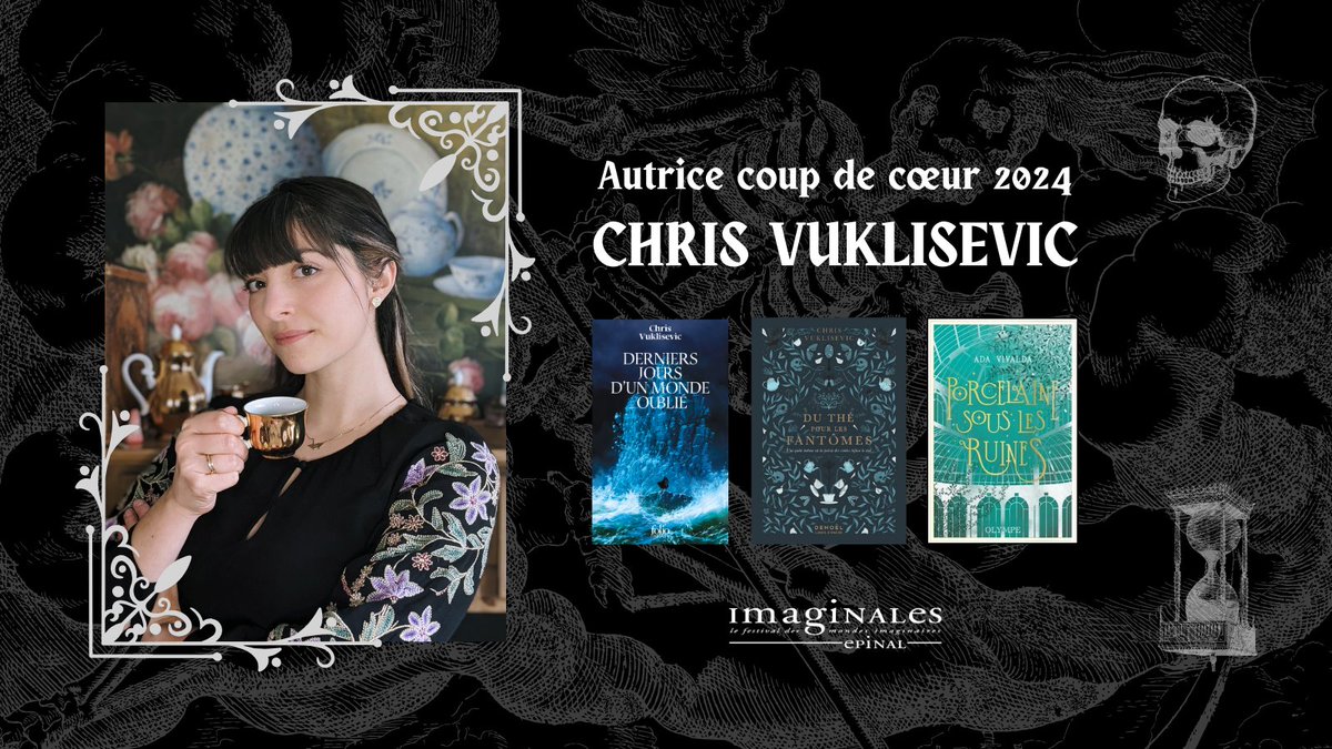 #imaginales2024 | 📚 @ChrisVukli, coup de coeur des Imaginales.

➡️ imaginales.fr/chris-vuklisev…