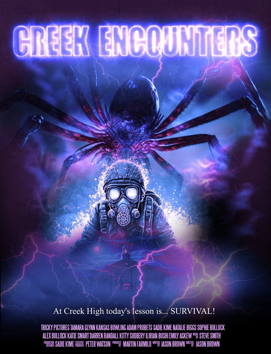 JasonMJBrown's tweet photo. My new feature film Creek Encounters plays at the Savoy Cinema this month and I think we have made something special here👽 #Filmmaking #CreatureFeature #Horror #Scifi #MovieNews #Aliens #Spiders #Nottingham https://t.co/enJg6lkQIF