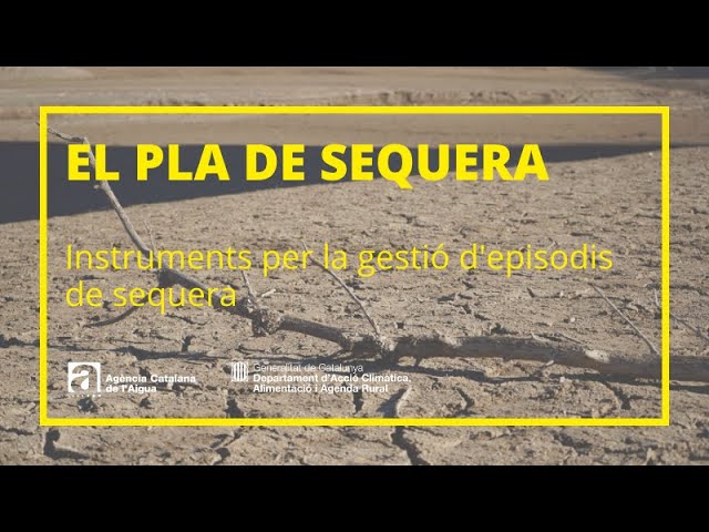 La "crisi de la sequera" (com tota crisi) és una oportunitat. Una oportunitat tant per als poders públics, com per als sectors productius i la societat en general, de comprendre i acceptar que tenim límits naturals, i que cal aturar consums desmesurats, i començar a decréixer