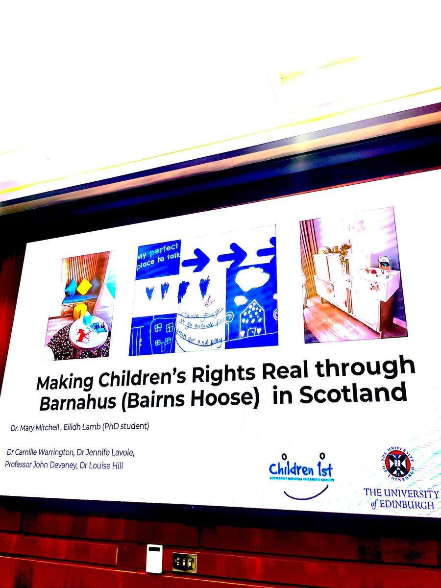 Great day yesterday presenting our work on #BairnsHoose with @Maryalice1M at <a href="/ObsChildRights/">Observatory of Children's Human Rights Scotland</a> day in <a href="/UniStrathclyde/">University of Strathclyde</a>. 
What a fabulous, and needed, children’s rights network, promoting research collaborations with colleagues across Scottish Universities 🙌😍
