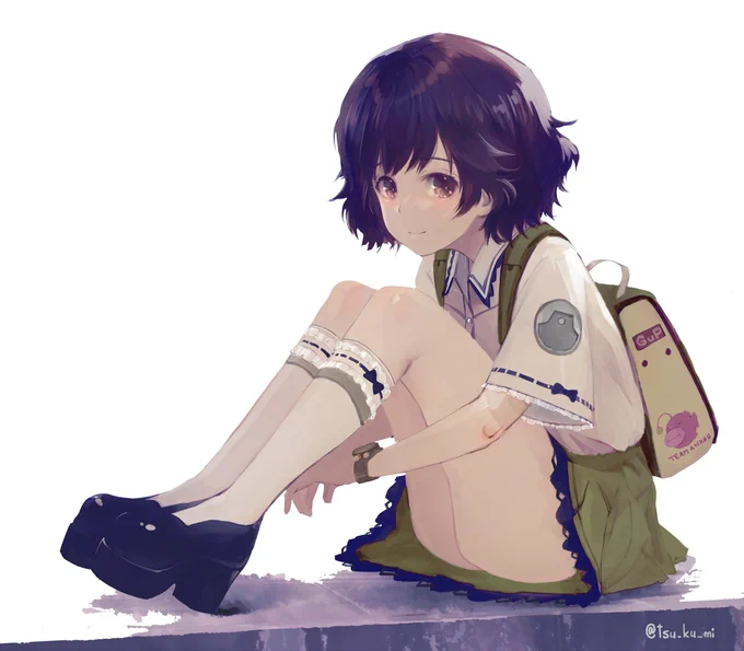 ちょっといつもと違う感じのゆかりんを見たかったので自分で描いたちょっとリアルで女の子な感じのゆかりん#ガルパン #garupan #秋山優花里 