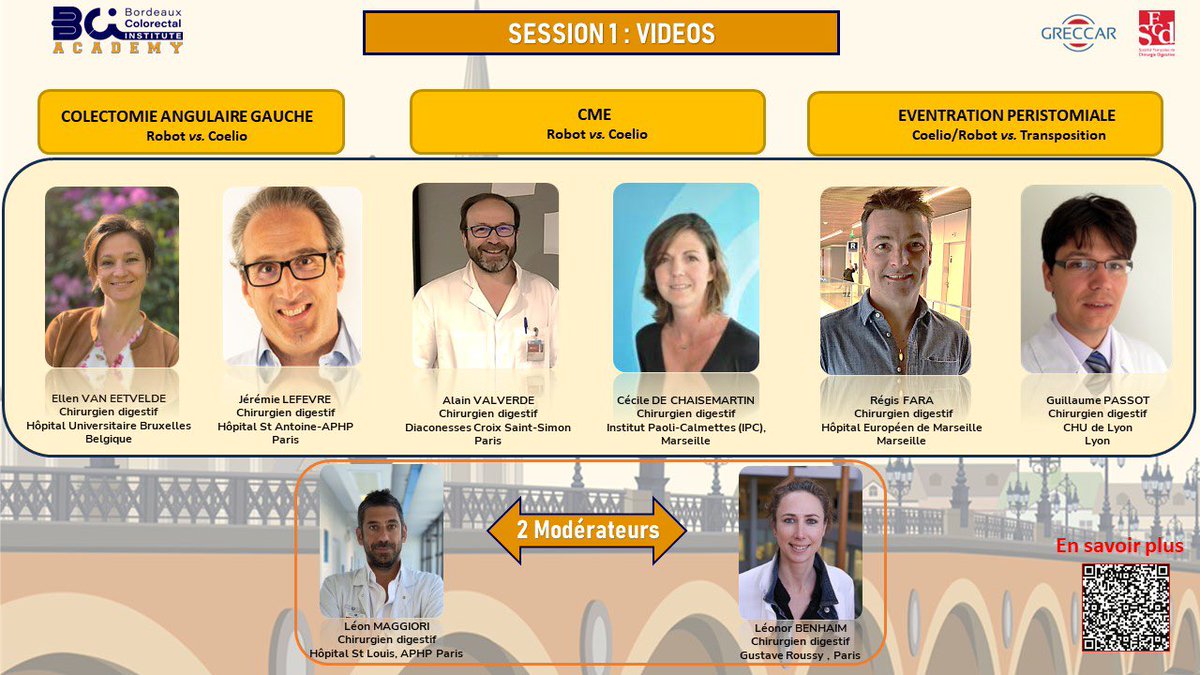 Quentin Denost (@qdenost) on Twitter photo Join us in bordeaux-colorectal-institute.fr/inscription-au…
👉#splenic #flexure #cancer <a href="/EllenEetvelde/">Ellen Van Eetvelde, MD</a> <a href="/jeremielefevre/">jeremielefevre</a>
👉#CME <a href="/AlainValverde/">alain valverde</a> @cecileDechaiseMartin
👉#peristomial #hernia <a href="/GuillaumePassot/">Passot Guillaume</a> @RegisFara
<a href="/greccar/">GRECCAR (groupe francais chirurgie du rectum)</a> <a href="/SFCD/">SFCD e.V. (Science Fiction Club Deutschland e.V.)</a> <a href="/escp_tweets/">European Society of Coloproctology</a> <a href="/YouESCP/">Young ESCP</a> Join us in bordeaux-colorectal-institute.fr/inscription-au…
👉#splenic #flexure #cancer <a href="/EllenEetvelde/">Ellen Van Eetvelde, MD</a> <a href="/jeremielefevre/">jeremielefevre</a>
👉#CME <a href="/AlainValverde/">alain valverde</a> @cecileDechaiseMartin
👉#peristomial #hernia <a href="/GuillaumePassot/">Passot Guillaume</a> @RegisFara
<a href="/greccar/">GRECCAR (groupe francais chirurgie du rectum)</a> <a href="/SFCD/">SFCD e.V. (Science Fiction Club Deutschland e.V.)</a> <a href="/escp_tweets/">European Society of Coloproctology</a> <a href="/YouESCP/">Young ESCP</a>